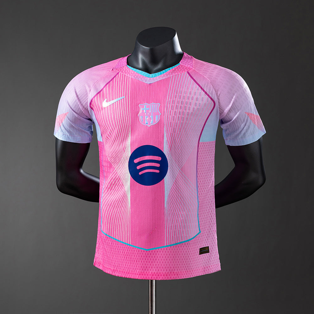 Camiseta de Entrenamiento FC Barcelona 2025/26 – Versión Player (Rosa/Edición Training)