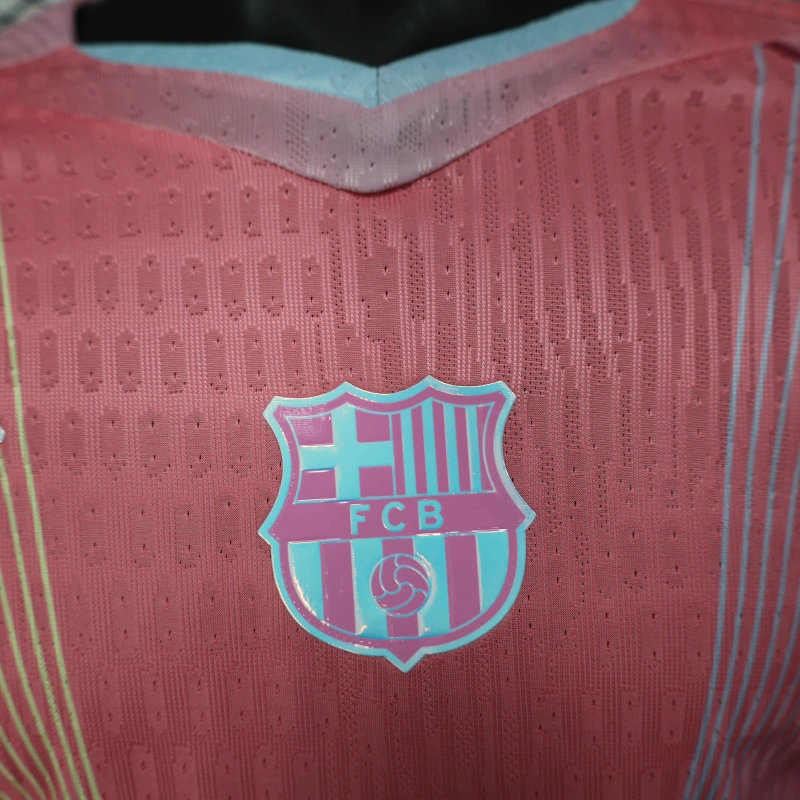 Camiseta de Entrenamiento FC Barcelona 2025/26 – Versión Player (Rosa/Edición Training)