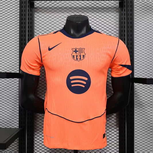 Camiseta FC Barcelona 2025/26 – Versión Player (Edición Naranja/Third)
