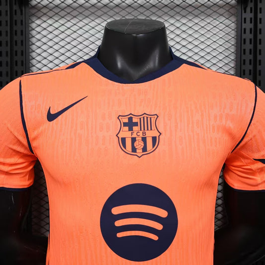 Camiseta FC Barcelona 2025/26 – Versión Player (Edición Naranja/Third)