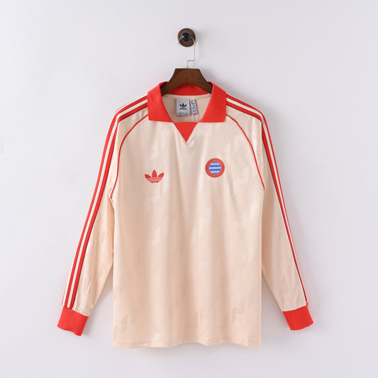 Bayern Munich Training Jersey 1989-1991 – Adidas Trefoil (Manga Larga)